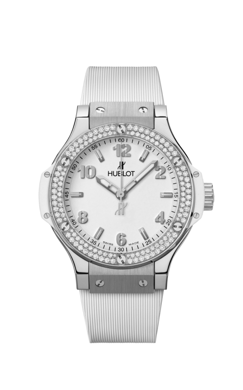 HUBLOT 361.SE.2010.RW.1104 BIG BANG STEEL WHITE DIAMONDS 38 MM
