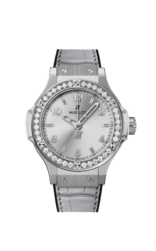 HUBLOT 361.SX.4310.LR.1204.JPN18 BIG BANG MONOCHROME STEEL DIAMONDS 38 MM
