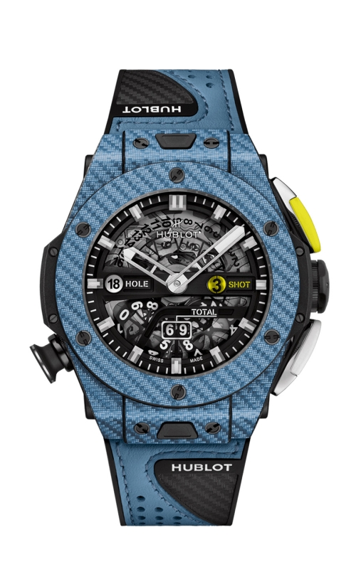 HUBLOT 416.YE.1120.VR BIG BANG UNICO GOLF SKY BLUE CARBON 45 MM