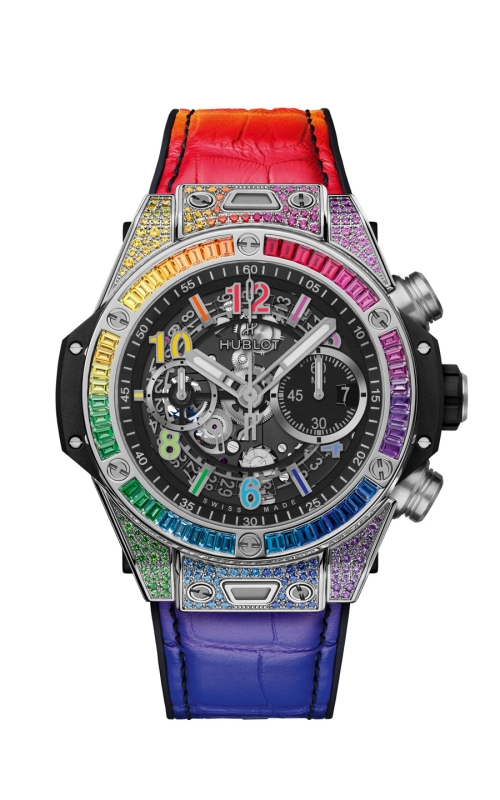 HUBLOT 421.NX.1117.LR.0999 BIG BANG UNICO TITANIUM RAINBOW 44 MM