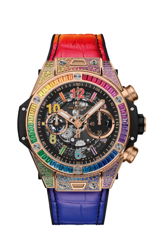 HUBLOT 421.OX.1118.LR.0999 BIG BANG UNICO KING GOLD RAINBOW 44 MM