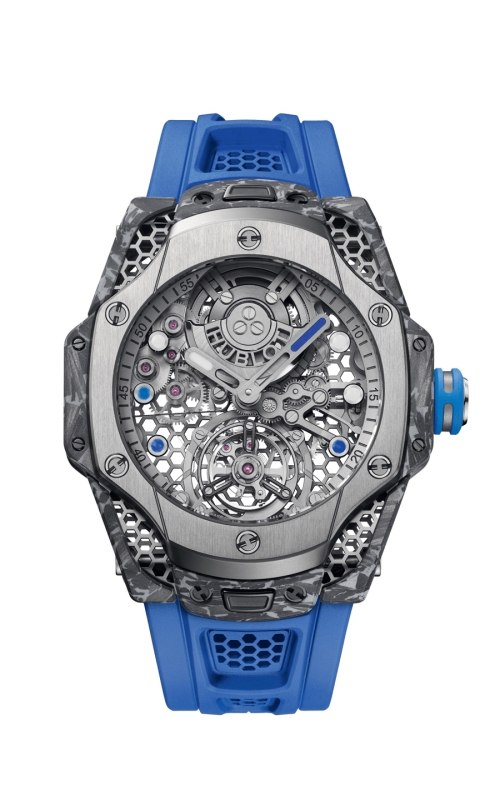 HUBLOT 428.NQ.0100.RX.SRA24 BIG BANG TOURBILLON CARBON SR_A BY SAMUEL ROSS 44 MM
