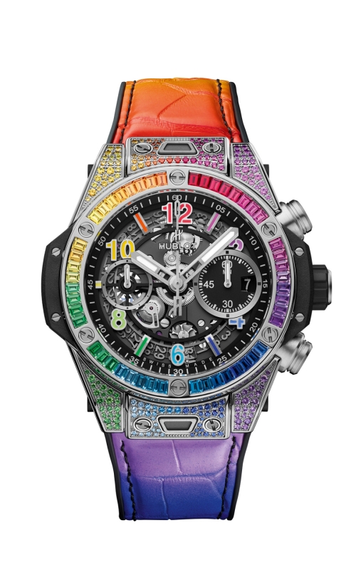 HUBLOT 441.NX.1117.LR.0999 BIG BANG UNICO TITANIUM RAINBOW 42 MM