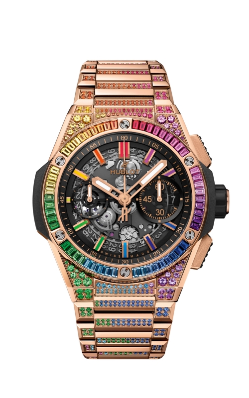 HUBLOT 451.OX.1180.OX.3999 BIG BANG INTEGRATED KING GOLD RAINBOW 42 MM