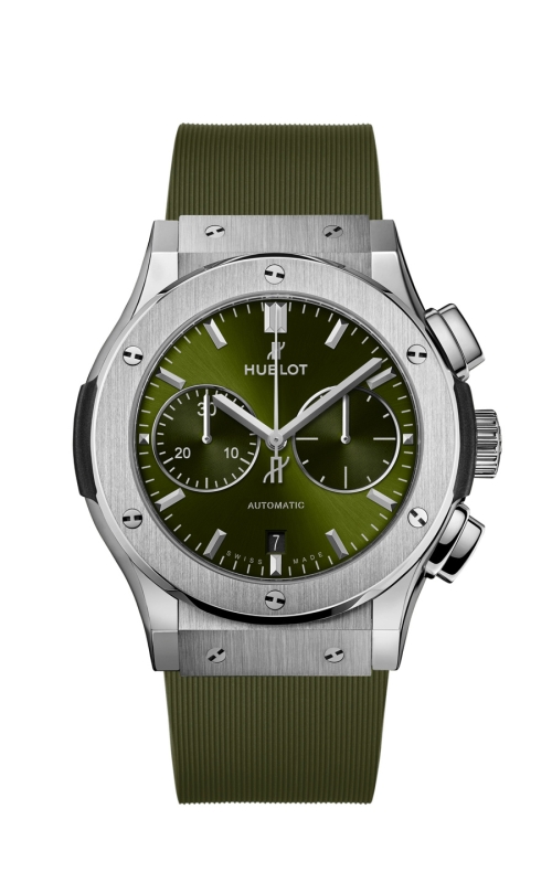 HUBLOT 521.NX.8970.RX CLASSIC FUSION CHRONOGRAPH TITANIUM GREEN 45 MM