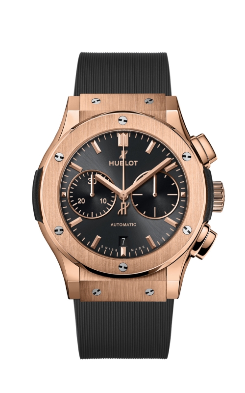 HUBLOT 521.OX.7081.RX CLASSIC FUSION RACING GREY CHRONOGRAPH KING GOLD 45 MM