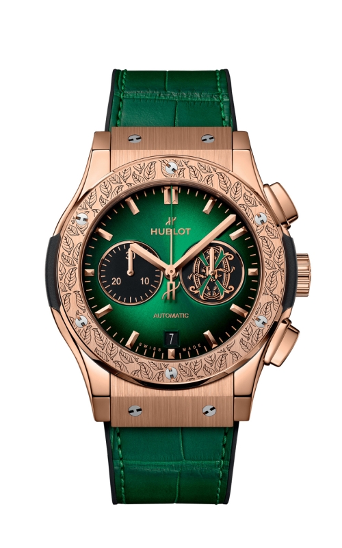 HUBLOT 541.OX.8980.LR.OPX24 CLASSIC FUSION CHRONOGRAPH ARTURO FUENTE KING GOLD 42 MM