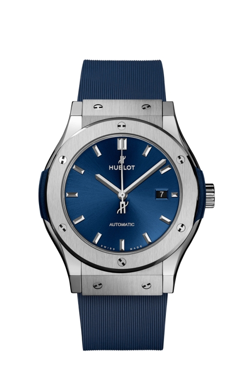 HUBLOT 542.NX.7170.RX CLASSIC FUSION TITANIUM BLUE 42 MM