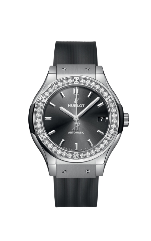 HUBLOT 565.NX.7071.RX.1204 CLASSIC FUSION RACING GREY TITANIUM DIAMONDS 38 MM