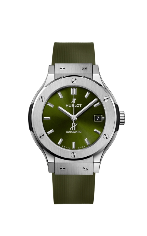 HUBLOT 565.NX.8970.RX CLASSIC FUSION TITANIUM GREEN 38 MM