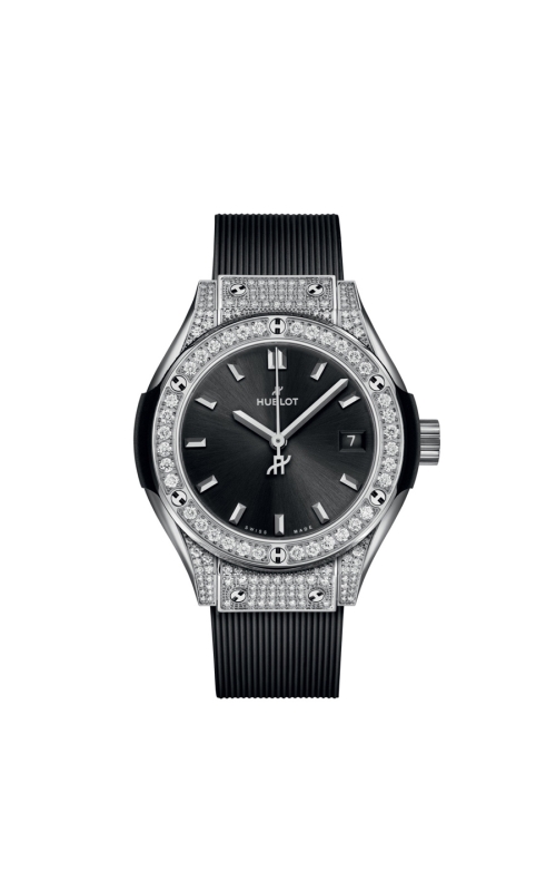 HUBLOT 591.NX.1470.RX.1604 CLASSIC FUSION TITANIUM PAVÉ 29 MM
