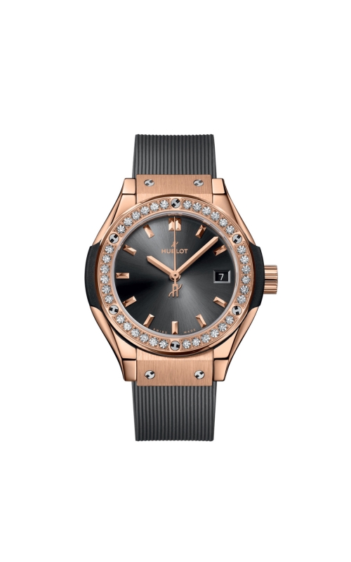 HUBLOT 591.OX.7080.RX.1204 CLASSIC FUSION RACING GREY KING GOLD DIAMONDS 29 MM