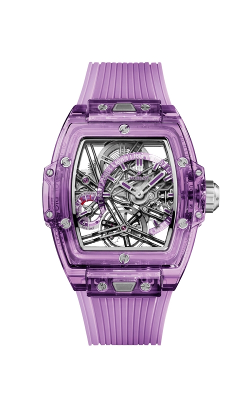 HUBLOT 645.JM.0120.RT SPIRIT OF BIG BANG TOURBILLON PURPLE SAPPHIRE 42 MM