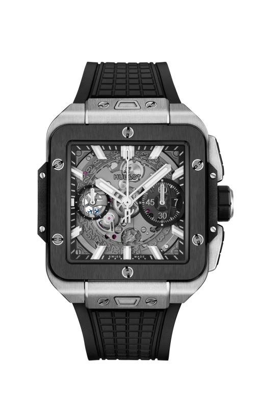 HUBLOT 821.NM.0170.RX SQUARE BANG UNICO TITANIUM CERAMIC 42 MM