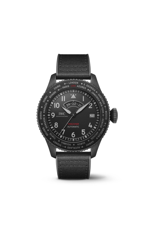 IWC IW395505 PILOT'S WATCH TIMEZONER TOP GUN CERATANIUM® 46 MM