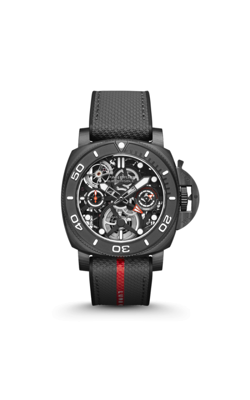 PANERAI PAM01405 SUBMERSIBLE TOURBILLON GMT LUNA ROSSA EXPERIENCE EDITION 45 MM
