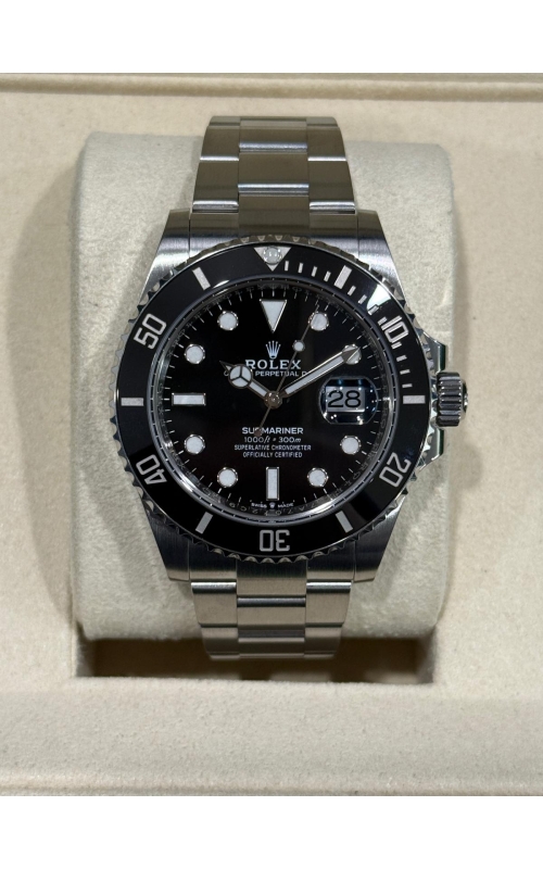 Rolex Submariner Date Black Oyster Steel 41mm
