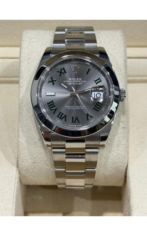 Rolex Datejust Slate Oyster Steel 41mm
