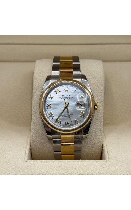 Rolex Datejust MOP Gold and Silver Bracelet 36mm