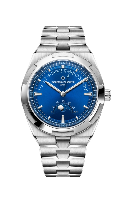 VACHERON CONSTANTIN 4000V/210A-B911 OVERSEAS MOON PHASE RETROGRADE DATE 41 MM